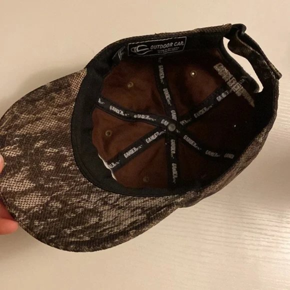 Gander Mountain Camouflage Velcro Back Fishing Outdoor Baseball Hat OS - Picture 8 of 10